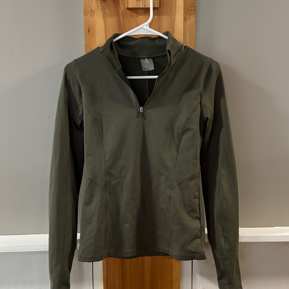 Calia Sage Green Fleece Top